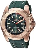 Invicta Men's 'Pro Diver' Quartz Stainless Steel and Polyurethane Casual Watch, Color:Green (Model: 23731)
