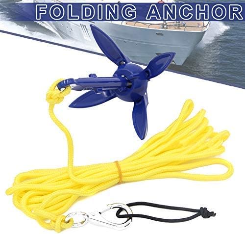 Poitwo Folding Anchor Fishing Accessories for Kayak Canoe Boat Marine Sailboat Watercraft