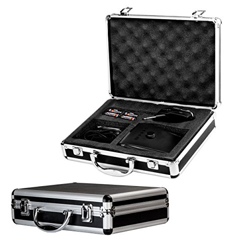 Nady Satellite SMGT-100R | 100-Channel True Diversity Wireless Instrument System for guitar, bass, violin- Portable & AA batteries operation - Includes metal carrying case - 90° angled