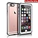 Waterproof Case For iPhone 6s Plus, Easylife Clear Protective Cover IP68 Certified Snowproof Dirtproof Shockproof Perfectly Fit iPhone 6 Plus(5.5 inch) (Grey&Crystal)