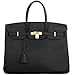 Pinshang Women's Leather Top Handle Handbags and Purses Office Handbags