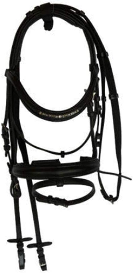 WHFEC Hand weaving process Leather Bridle cowhide Non-slip durable For horse racing