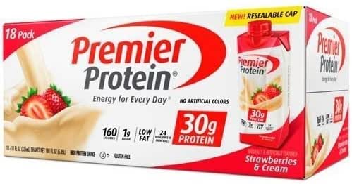 nutrition premier protein shake strawberry