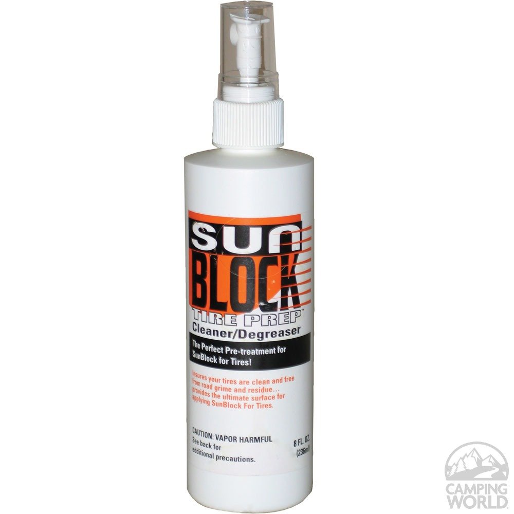 SunBlock For Tires® Tire Prep Cleaner Degreaser