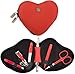 3 Swords Germany - brand quality 5 piece manicure pedicure grooming kit set for professional finger & toe nail care tweezers file clipper genuine leather case in gift box, Made by 3 Swords (03898)