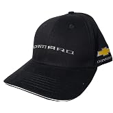 Chevrolet Camaro Liquid Metal Hat - Adjustable Chevy Cap - Officially Licensed by GM Black