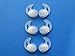 6pcs : 3 Pairs Small (S) Noise Isolation with Extra Layer Comfortable Earbuds Eartips for QuietComfort 20, QuietComfort 20i, QC20 and QC20i In Ear Earphones