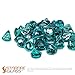 Starfire Glass Golden Flame 1-Inch x 10-Pound (Fire Diamonds) Caribbean Blue Reflective