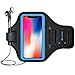 LOVPHONE iPhone X/XS Armband Sport Running Exercise Gym Sportband Case for iPhone X/iPhone Xs,Fingerprint Sensor Access Supported, with Key Holder & Card Slot,Water Resistant and Sweat-Proof(Blue)
