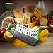 Box Grater, 6-Sided Stainless Steel for Parmesan Cheese Vegetable Nutmeg Shredder Lemon Potato Hand Slicer Set for Kitchen Zest Fruits & Chocolate