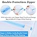 Plusmart 5Pack Mesh Laundry Bags for delicates, Bra Lingerie Wash Bags for Washing Machines, Sock, Bra, Underwear, Garment (1 Large, 1 Small, 3 Bra Laundry Bags A to C Cup)