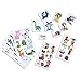 Temporary Tattoos for Kids, Non-Toxic FDA Approved Cartoon Theme Fake Tattoos Stickers for Children Boys Girls Halloween Birthday Party Favors Supplies (Animal Tattoos)