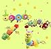 FULLANT Musical Baby Toy, Soft Colorful Caterpillar Infant Toy Interactive Worm Toy Developmental Educational Plush Stuffed Toy for Kids, Newborn, Boys and Girls