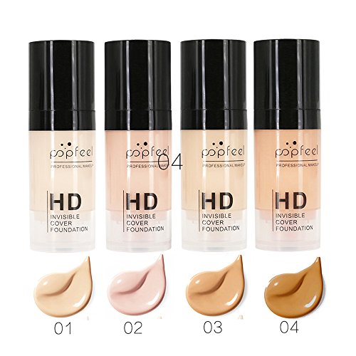 TADAMI POPFEEL Makeup Liquid Foundation Moisturizing Waterproof Concealer BB Cream Health and Beauty Concealer (D)