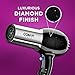 Conair 1875 Watt Full Size Pro Hair Dryer with Ionic Conditioning, Black/Chromethumb 4