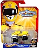Hot Wheels Power Rangers Megaforce 1:50 Die Cast Car Yellow Ranger Tiger Zord