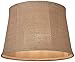 Natural Burlap Large Drum Lamp Shade 13