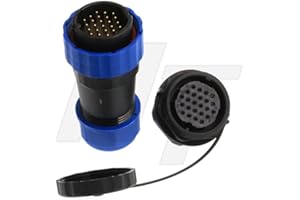 HANGTON CONNECT HangTon HE29 24 Pin Circular Connector High-Voltage Power Waterproof IP68 Male Plug Female Panel Socket for Automotive Industrial Devices