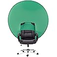 PRYMALL Pop Up Green Screen Background Chair Attachment for Streaming Online with Storage Bag (60in, Chromakey Green)