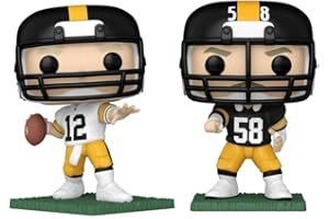Funko Terry Bradshaw/Jack Lambert (Pittsburgh Steelers) Pop! NFL Legends Combo (2)