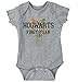 Brisco Brands Hogwarts First Year Cool Shirt Funny Gift Harry Potter Baby Romper Bodysuit