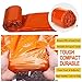 TRSCIND Emergency Blanket Survival Blanket Therma Bivvy, Reusable Lightweight Waterproof Bivvy with Whistle and Fire Started, Aluminized PE Sleeping Bag for Camping, Hiking, Vehicle