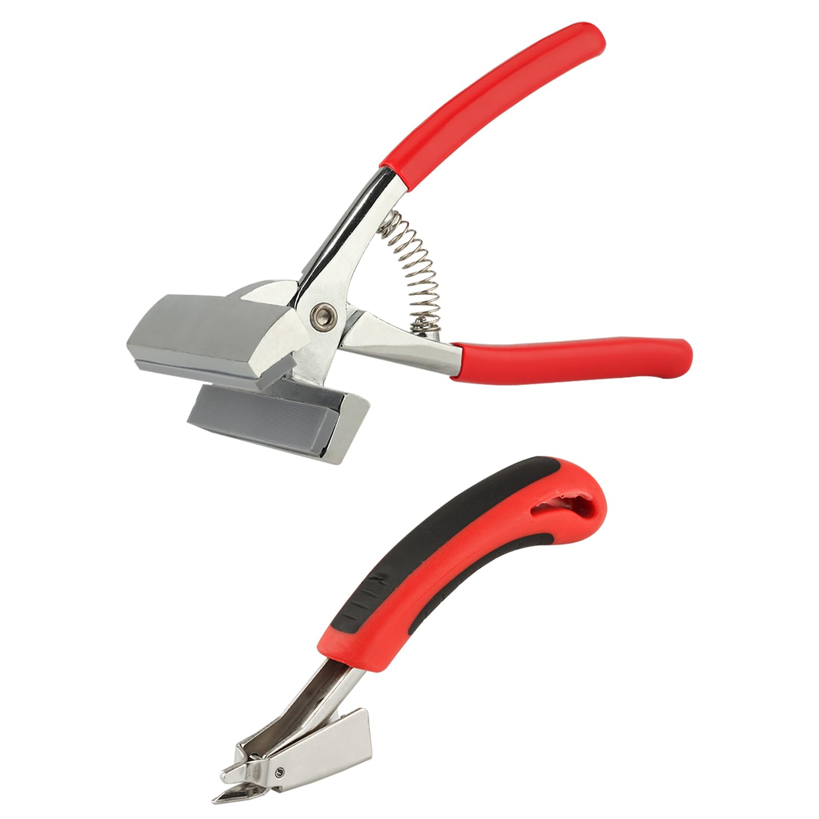 LEONTOOL Canvas Pliers and Staple Remover Set, Canvas Stretcher Pliers Heavy Duty with Padded Spring Return Handles, Extra Wide Grip for Stretching Canvas Oil Painting Artist Framing Tool