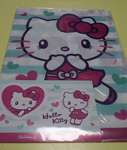 Amazon Co Jp Usjパーク内限定 サンリオくじ ハローキティ 10番 クリアファイル ステッカーセット B柄 ホビー