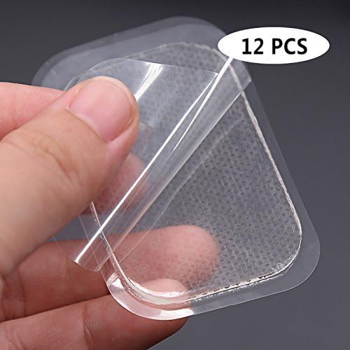 XRCM Abs Trainer Replacement Gel Sheet Abdominal Toning Belt Muscle Toner Ab Trainer Accessories 12pcs Gel Sheets For Gel Pad(2pcs/packs, 6packs/box)
