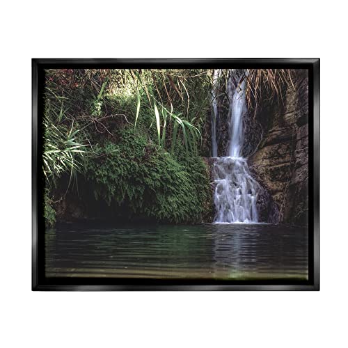Stupell Industries Tranquil Waterfall Rainforest Environment Nature Clearing Ph…