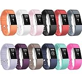 Fitbit Charge 2 Replacement Bands, RedTaro Fitbit Charge 2 Accessory Wristbands Small Large,12 Solid Colors and more Fashion Designs