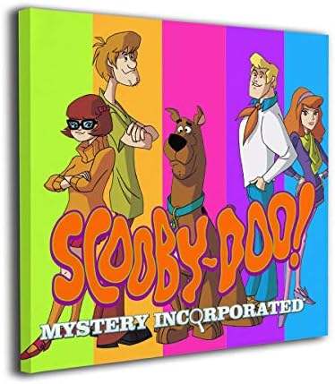ExcelPic Scooby Doo Color Full for Woman Style Canvas Wall Art Prints,Modern Painting Picture On Canvas,Decorative Giclee Artwork Wall Decor for Home,Gallery Wrapped Ready to Hang