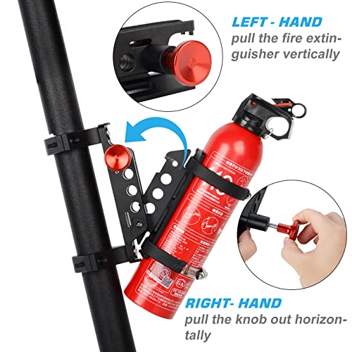UTV Fire Extinguisher Mount Holder Quick Release Adjustable Fire