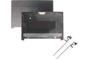 BAORUINAN Laptop Replacement Parts Fit Acer Aspire A515-51 A515-51G (LCD Top Cover Case+LCD Screen Hinges)