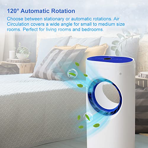 Evaporative Portable Air Cooler Tower Fan With Ice Packs, 3 Speeds, Low