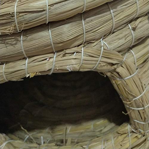 LIPETLI Strohvogelkäfig Haustiervogelnest Taubennest Papageienkäfig Eichhörnchenkäfig Strohtaubennest Strohhaustiernest – Bild 3