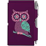 Wellspring Flip Note, Purple Owl(FlipNote-PurpleOwl)