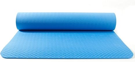 Yughb Estera de Yoga Deslizamiento Alto 6 mm Alargado Estera de ...