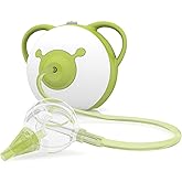 Nosiboo Pro Nasal Aspirator for Babies | Electric Nose Sucker (Green) | Made in EU | Adjustable Suction Power | Premium Quality | Award-Winning Design