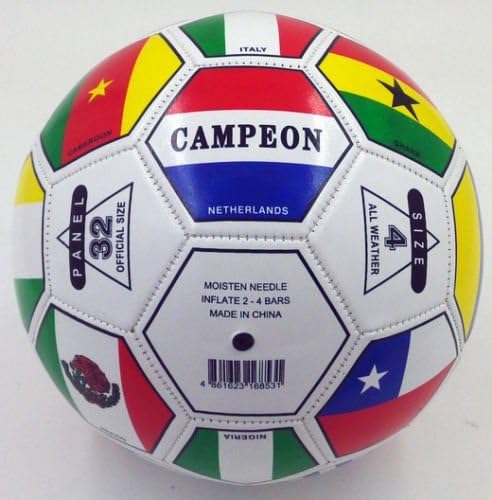 World International Futbol Soccer Ball, Football (Size 4)