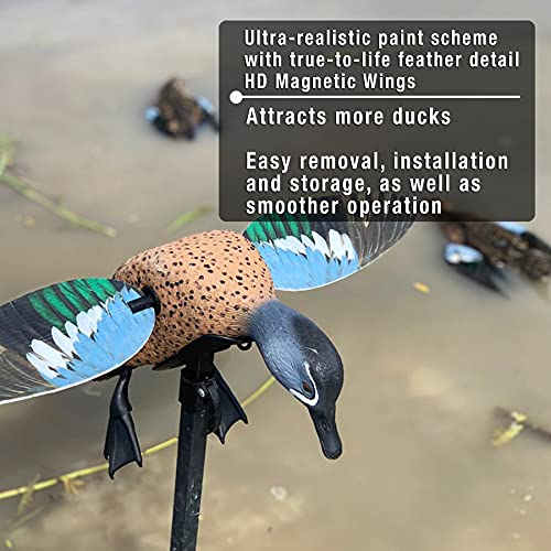 MOJO Outdoors Elite Series Spinning Wing Duck Decoy, Duck Hunting and