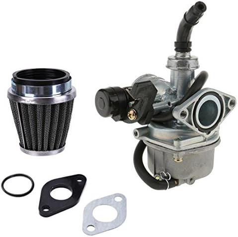 PZ19 19mm ATV Carburetor Carb with 35mm Air Filter Intake Gaskets for 50cc 70cc 80cc 90cc 110cc 125cc ATV Dirt Pit Bike Go Kart Pocket Bike Taotao Honda CRF