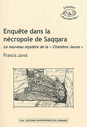 Enquête dans la nécropole de Saqqara