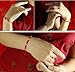 Be Nice Handmade Unisex Kabbalah Red String Bracelet with lucky gold beads- Good for Wealth and Love (7 inches, 6 beads)