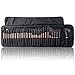 Vander 32 Pieces Makeup Brushes Handle Premium Cosmetics Brush Set Professional Wood Synthetic Kabuki Foundation Blending Blush Concealer Eyeliner Face Liquid Powder Cream Brushes Kit With Pouch Bag.