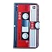 S5 Case, Gift_Source Brand Samsung Galaxy S5 Case, Luxury Fashion PU Leather Magnet Wallet Credit Card Holder Flip Case Cover for Samsung Galaxy S5 i9600/ Galaxy SV / Galaxy S V (2014) (Cassette Tape)