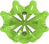 SoftSpikes Fast Twist 3.0 Pulsar Green Slime White Spikes Set view 2