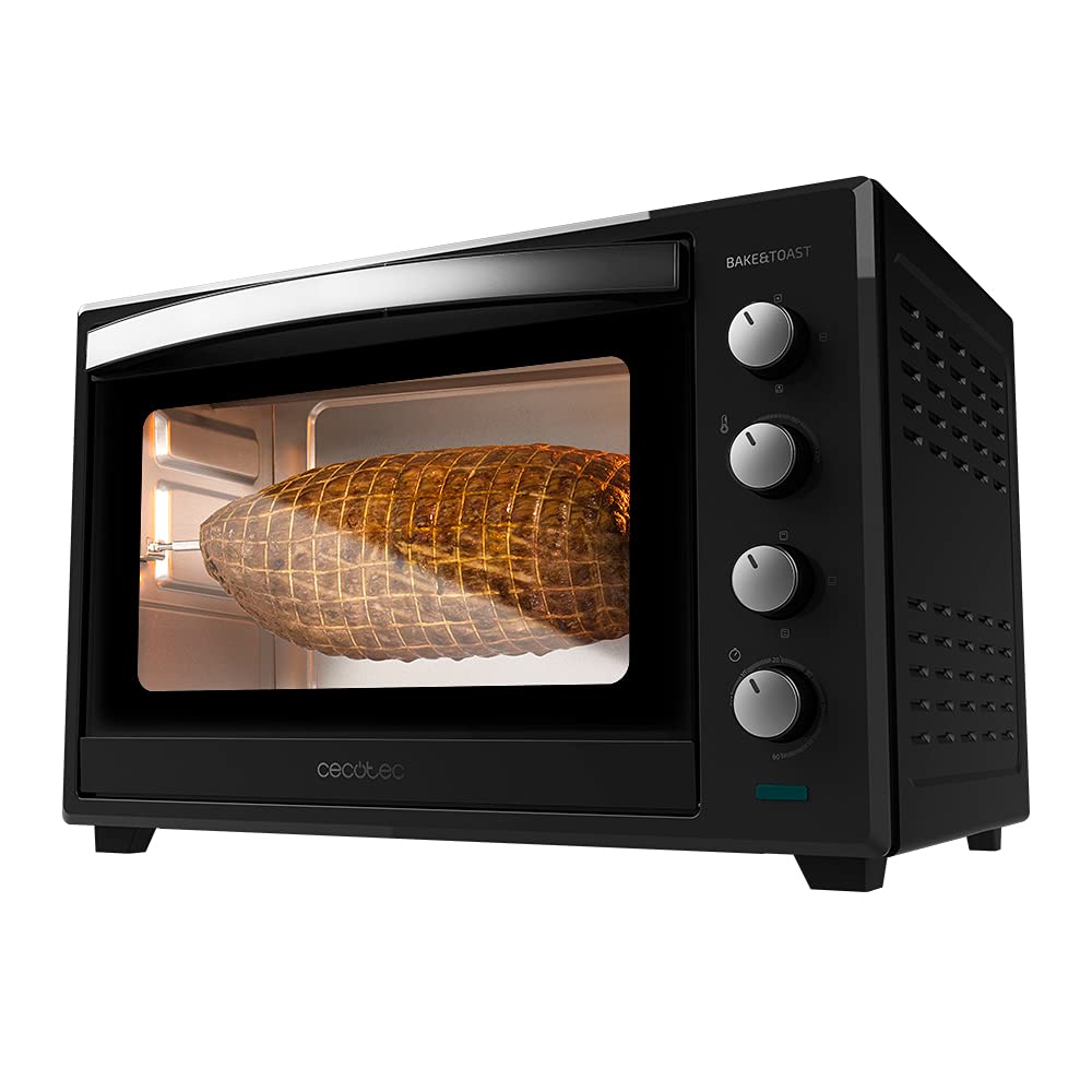 Cecotec-Horno-Sobremesa-de-Conveccion-BakeToast-6000-Black-Gyro-2000-W-Capacidad-60-L-12-Funciones-Combinables