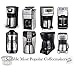 NRP Gold-tone 10cup Mesh Bottom Permanent Coffee Filter Replacement for Drip Coffeemaker Cuisinart GTF-B, Mr coffee & More