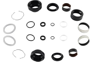 TELFAIR Fork Rebuild Kit with 41mm Forks Fit for Harley, Fork Seal Bushing Kit Compatible with 1990-2015 Dyna Electra Glide Road Softail 0403-0022